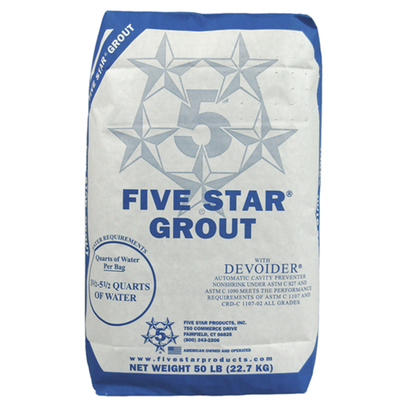 Five Star Grout Photo 50 lb bag